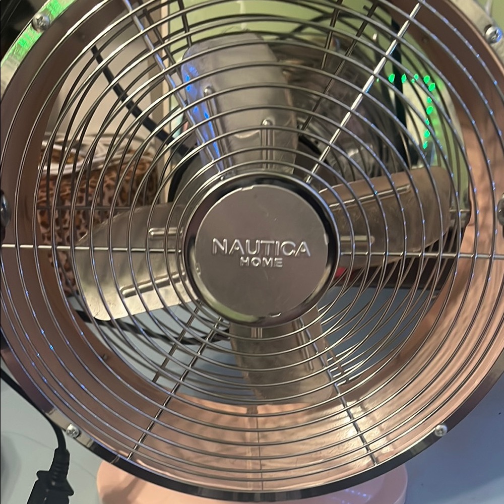 Nautica Home Silver Fan